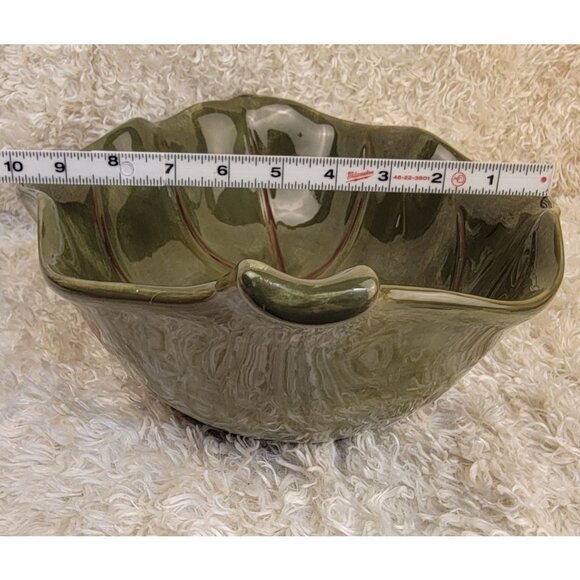 Vintage Home Trends "Tahitian Leaf" XL Serving Bowl - Picture 3 of 16